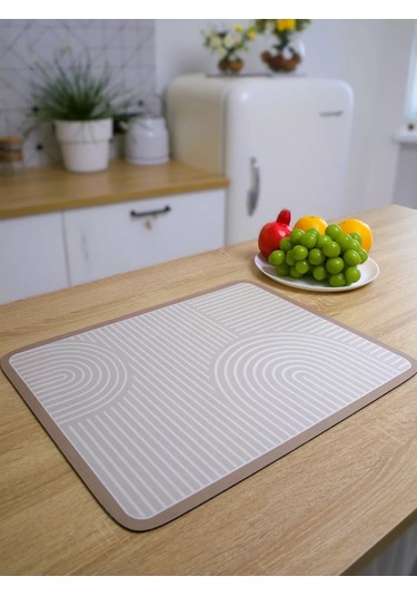 Kenıka 40x50 Emici Nano Bulaşık Kurutma Matı 428238564 Bej