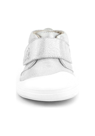 Rakerplus Yoohoo Hakiki Deri Beyaz Simli Cırtlı Unisex Bebek Bot Beyaz