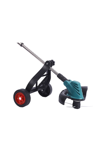 Evrensel Tel Tırpan Yardımcı Tekerlek Pratik Kablosuz Çim Biçme Makinesi Aksesuarı 25-28mm Ayarlanabilir Çim Kesici Destek Tekerleği