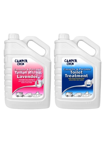 Casette Tuvalet Kimyasalı Atık Parçalayıcı + Koku  2 x 3 L