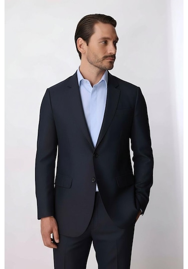 İgs Erkek Lacivert Bari 4 Drop Klasik Takım Elbise-23999