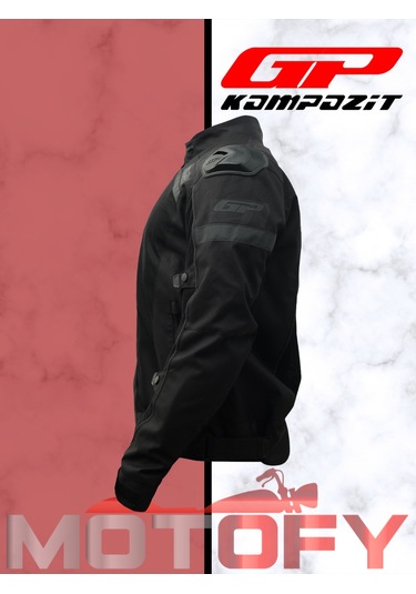 Gp Kompozit Mnty001 Yazlık 5 Korumalı Motosiklet Montu Siyah Xxl