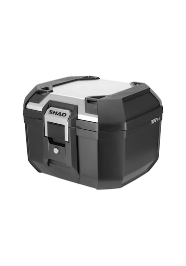 Motosiklet Arka Çanta Shad Terra Alüminyum Motor Tur Çantası 41 Lt Silver Siyah - Gümüş