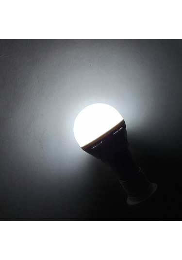 Şarjlı Led Ampul E27 15 Watt Beyaz Işık