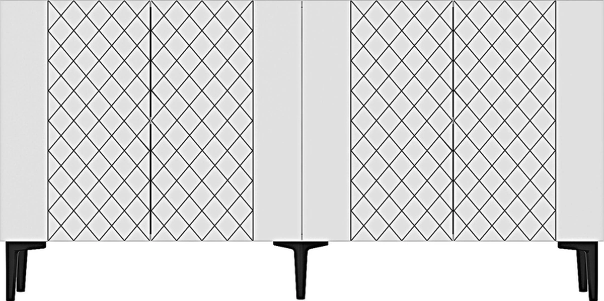 Ka1512b Resso150 Konsol, Kahve Köşesi, Tv Sehpası Beyaz 150cm Beyaz