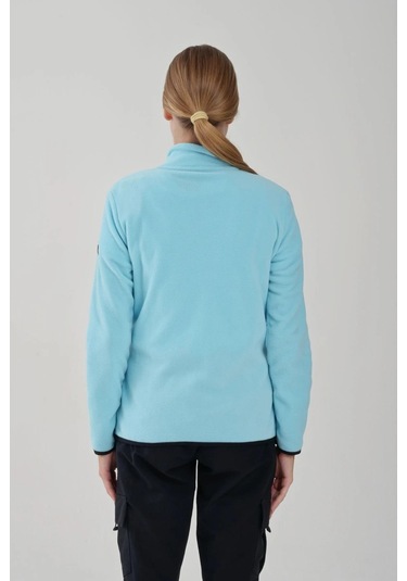 Exuma Kadın Tam Fermuarlı Polar 2322003-484-turquaze