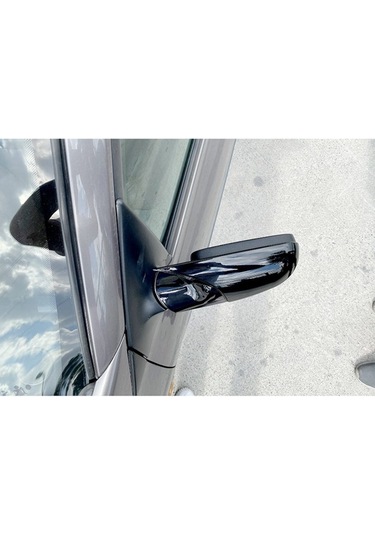 Renault Megane 2 Yarasa Ayna Kapağı Batman Parlak Siyah Piano Bla