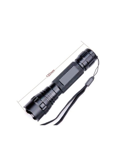 Wondernest Lt-3w 1x Cree-xpe Led Uv El Feneri, 600 Lm 5 Modlu Mor Işık Siyah Taşınabilir Siyah