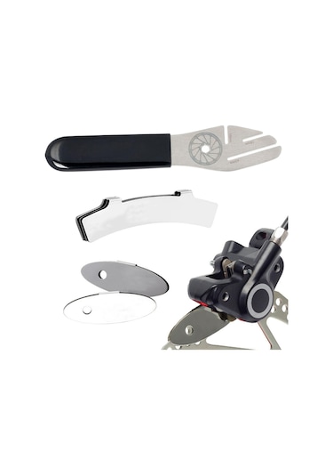 Suntek Disk Fren Rotor Truing Çatal Aracı Mtb Cx Yol Bisikleti Gümüş