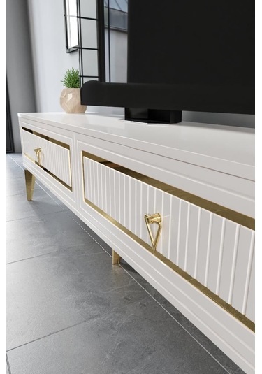 150 CM TREND MDF MEBRAN KAPAK EKRU GOLD