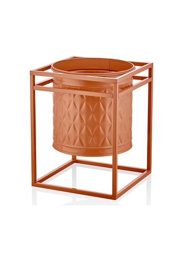 The Mia Prizma Vazo & Saksı Terracota 45x35x35 Cm