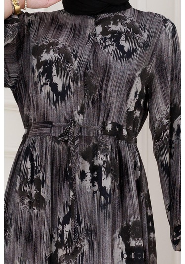 Beli Tünelli Hera Viscon Elbise-antrasit-5315 Antrasit