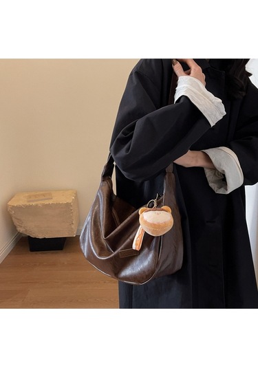 Jzcat Kadın Günlük Gezi Messenger Çantası - Koyu Kahverengi