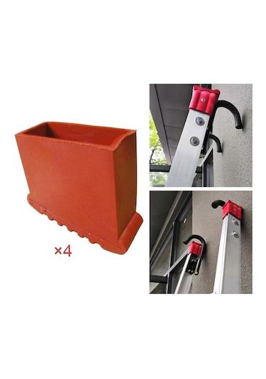 Homyl 4 Adet Merdiven Kaymaz Ayak Mat Yastık Yedek 7,1x2,8-cm