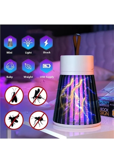 Jialan Elektrik Çarpması Sivrisinek Katili Lamba Su Geçirmez