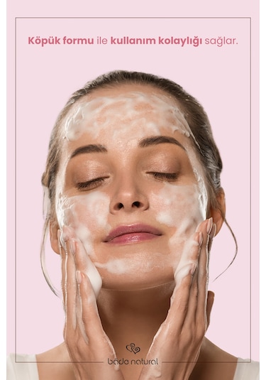 Bade Natural Gül Suyu Yüz Temizleme Köpüğü 125 ML