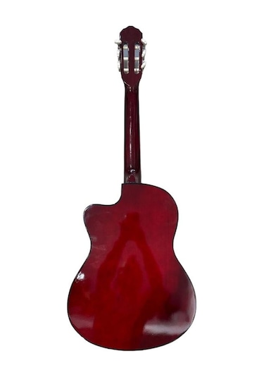 Kesik Kasa Naturel Kahve Klasik Gitar - 4/4 Boy Öğrenci Gitarı Kılıf Ve Pena Hediye -sgh-kskksntra