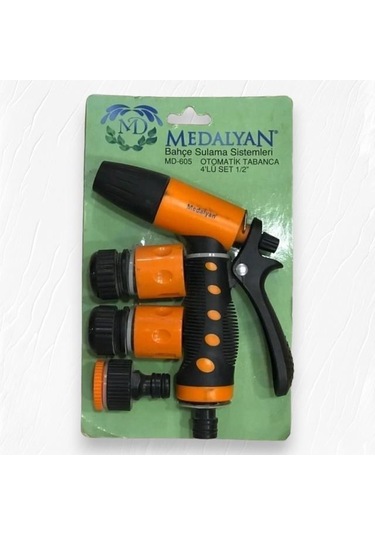 Medalyan Md-605 4 Uç Otomatik Tetikli Bahçe Sulama Tabancası