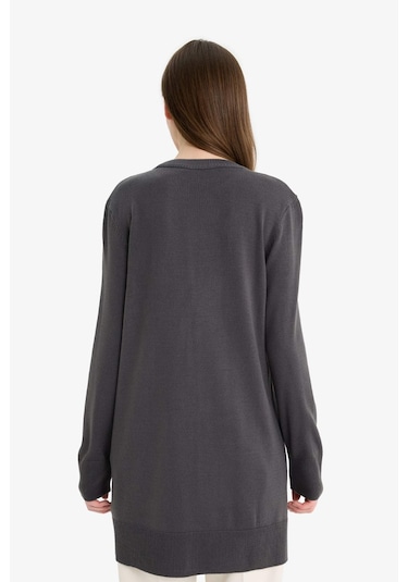 Defacto Regular Fit Bisiklet Yaka Tunik H3431az25wnar161 Antrasit