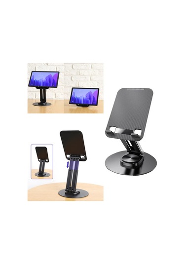 Pmr Masa Üstü Metal Tablet Tutucu - 360 Dönebilen Başlık