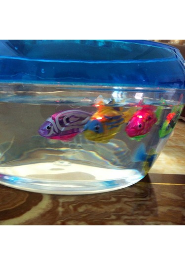 Youmex Yüzebilen Işıklı Elektrikli Akvaryum Balığı - Ev Kullanıma Uygun, Kolay Kullanımlı, Dayanıklı Materyalden Yapılmış Oyuncağı