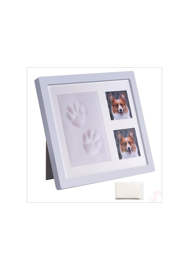 Kedi Köpek Pati İzi Resim Çerçevesi, 27,5cm X 23,5cm