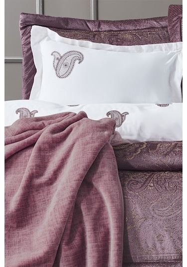 Apricitas Home Janine Mürdüm 10 Parça Çeyiz Seti Mürdüm