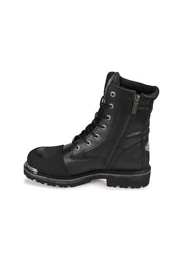 Harley Davidson Riddick Black Siyah Deri Erkek Bot
