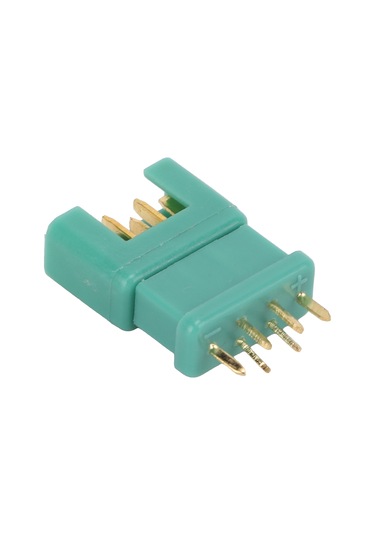 Moveevo Mpx Yeşil Altıgen Şarj Bağlantısı 13.030/13.031 Modeli Bakır Kaplama Nilon Enjeksiyon 10 Setli Uçak Modeli Batarya Konnektörü