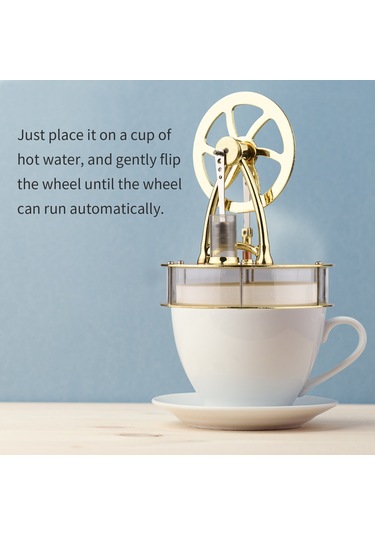 Ximistore9 D3 Metal Buhar Motoru - Bilimsel Deney Seti Ve Eğitici Oyuncak Hediyelik