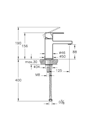 Artema A41936 Flo S Lavabo Bataryası