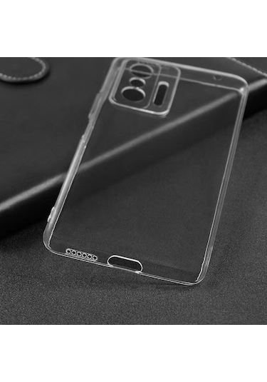 Xiaomi Mi 11t 5g Kılıf Zore Süper Silikon Kapak Renksiz