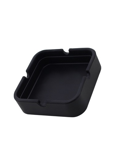 Suntek Silikon Küllük Sigara Kül Tablası Pub Plastik Bahçe Siyah