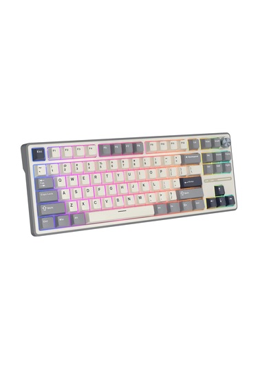Royal Kludge R87 Pro Beyaz/gri Tkl Kablolu Us Gaming Klavye