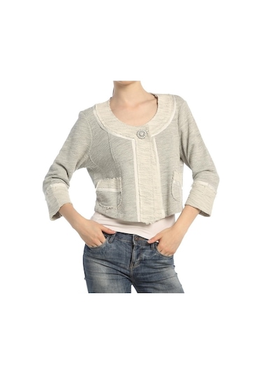 Bulalgiy Kadın Gri Ceket - Bga084725-Gri-34 Gri