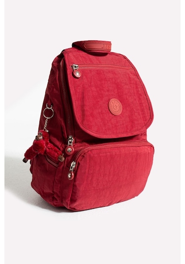 Orta Boy Ultra Hafif Kadın Sırt Çantası Kırmızı Model: 571-3f - Kırmızı