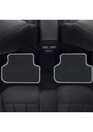 Bmw 3 Serisi E 21 Siyah Halı Gri Kenar Petek Topuk