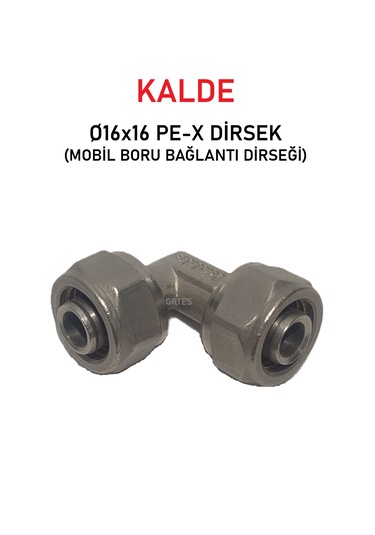 Ø16x16" Sabit Uçlu Pex Dirsek Mobil Boru Bağlantı Dirseği