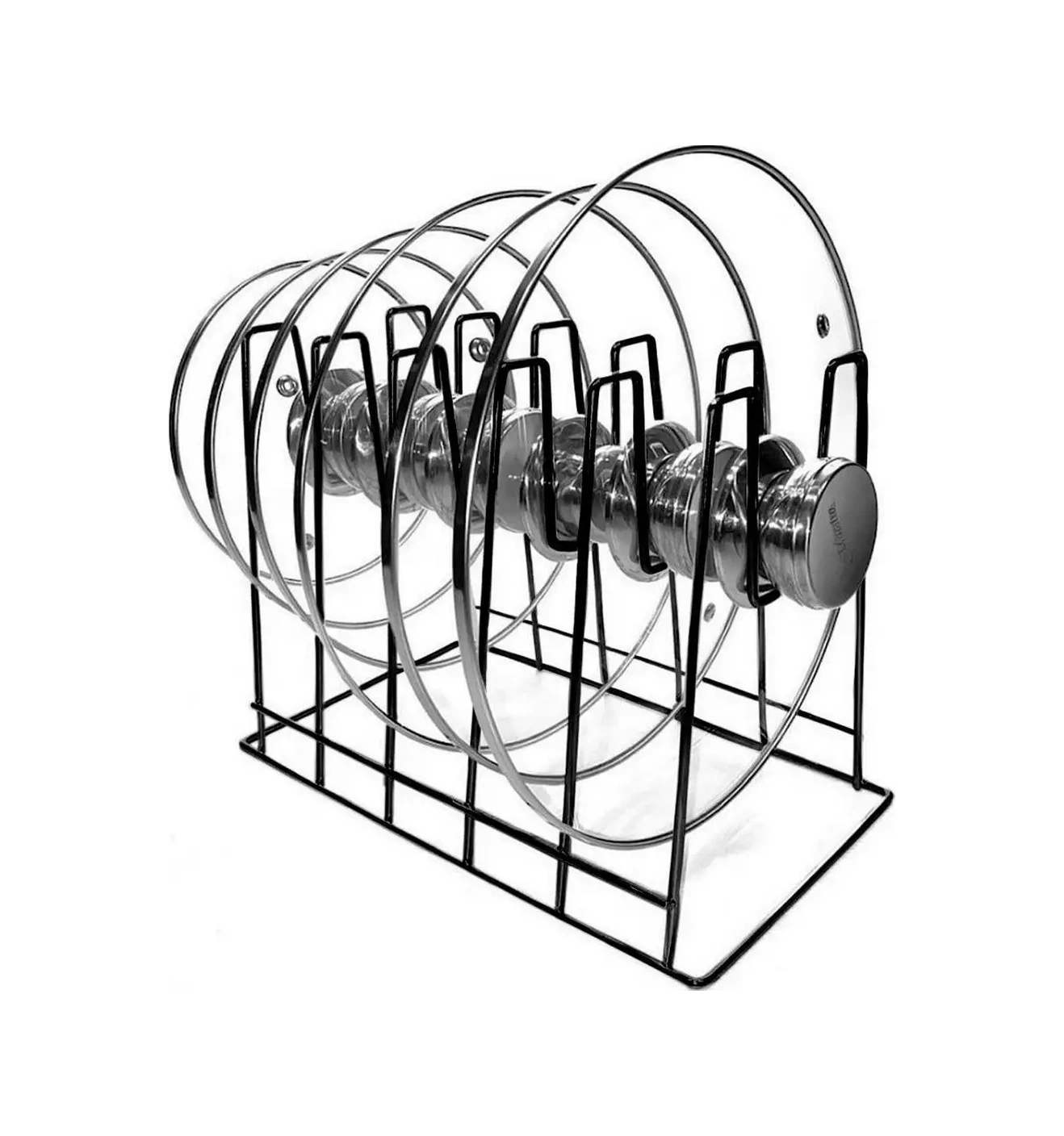 Better Kapak Tutucu Standı, Mutfak Organizeri 117790569 Siyah