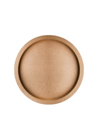 Alyasüs Kapı Süsü Bubble Ahşap Çember 30X30 Cm 1 Adet Açık Kahverengi