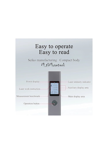 Peeq Earldom Ls-p Lazer Dijital Mesafe Ölçer 40 M