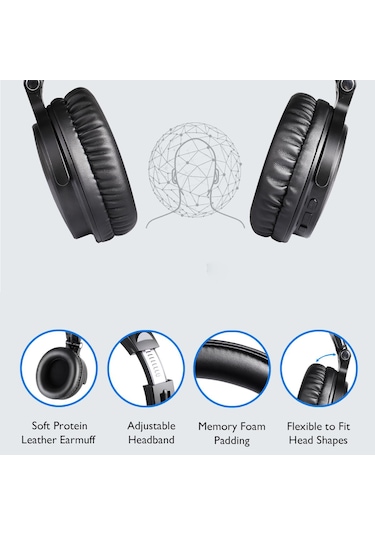 Kablolu & Kablosuz Kulak Üstü Kulaklık Oneodio Pro C Bluetooth