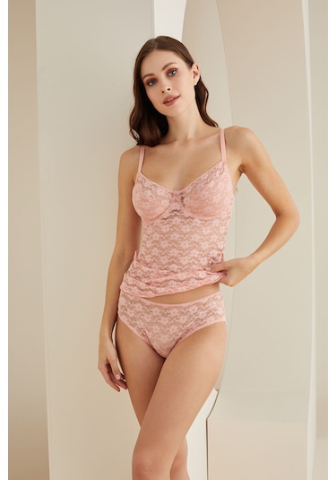 Nbb Kadın Somon Sütyen Kapsız Atlet Takım SOMON