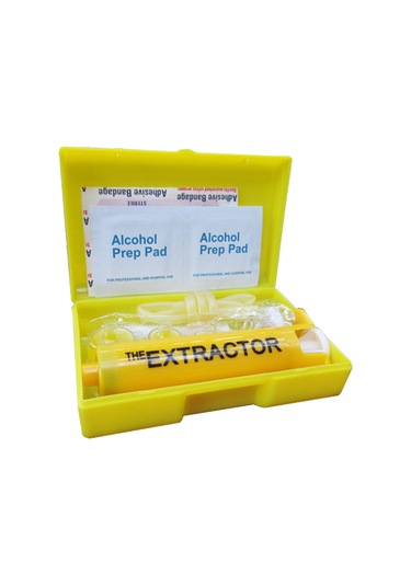 Leezsing Acil Durum Venom Çıkarıcı Seti - Dışarıda Yılan Arı Isırıkları İçin Vakumlu Tıkaç Abs Malzeme 12cm Pompa + Depolama Kutusu Sarı