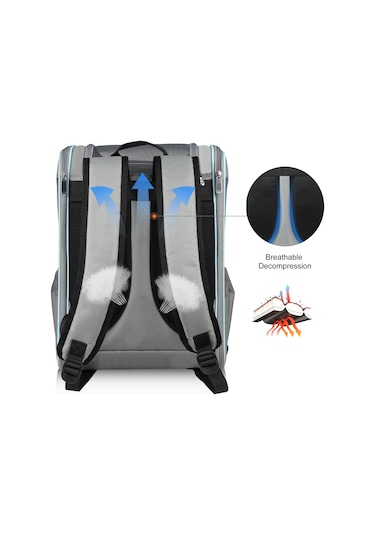 Funadd Fold Nefes Alabilir Pet Sırt Çantası Açık Omuzlar Kedi Çantası Mavi