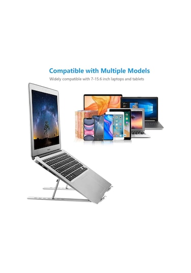 Cbtx Dizüstü Bilgisayar Tutucu Yükseltici Bilgisayar Standı Ayarlanabilir Alüminyum Katlanabilir Taşınabilir Dizüstü Bilgisayar Standı