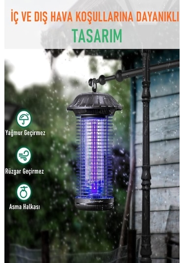 Rowenger MO8C-UV İç Ve Dış Mekan Elektrikli Sivri Sinek Öldürücü