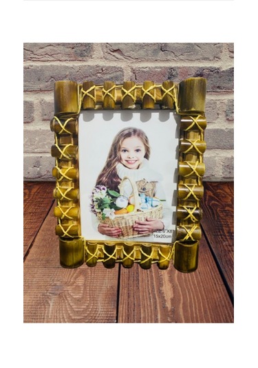 Kişiye Özel Bambu Ahşap Aile Fotoğraf Çerçevesi 15x20 Cm
