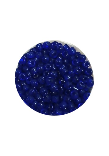 Dökme Cam Kum Boncuk 11/0 2 Mm - 60 Gram - Kral Mavi - Bnc036