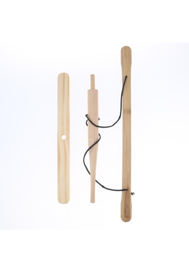 Homyl Açık İlkel Yangın Marş Aracı Ahşap Yay Matkap Çift Çok Renkli